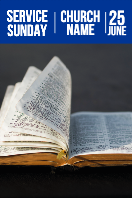 Custom Outdoor Yard Signs Multiple Sizes Open Bible