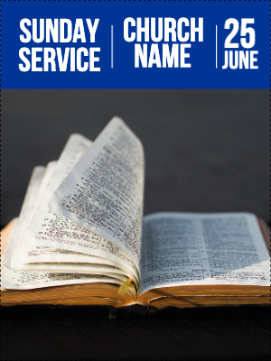 Custom Outdoor Yard Signs Multiple Sizes Open Bible