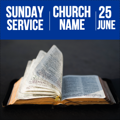 Custom Outdoor Yard Signs Multiple Sizes Open Bible