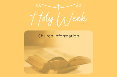 Custom Outdoor Yard Signs Multiple Sizes Holy Week