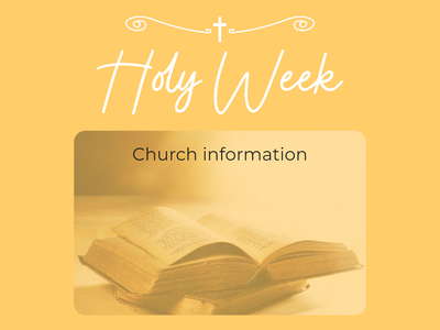 Custom Outdoor Yard Signs Multiple Sizes Holy Week