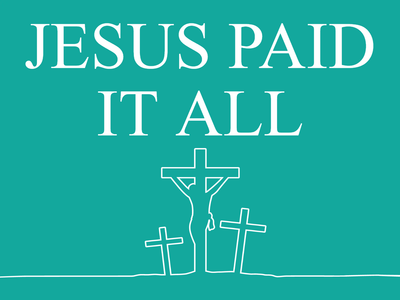 Custom Outdoor Yard Signs Multiple Sizes Jesus Sacrifice