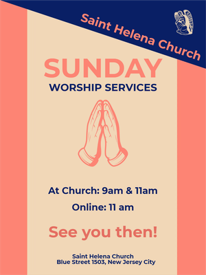 Custom Outdoor Yard Signs Multiple Sizes Saint Helena Church
