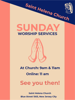 Custom Outdoor Yard Signs Multiple Sizes Saint Helena Church