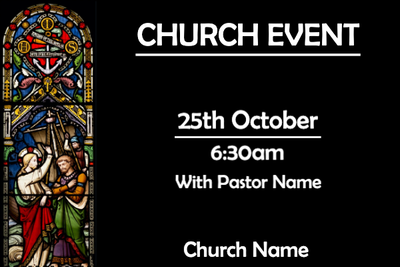 Custom Outdoor Yard Signs Multiple Sizes Church Event