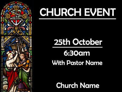 Custom Outdoor Yard Signs Multiple Sizes Church Event