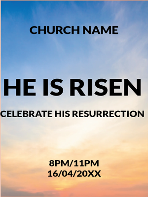 Custom Outdoor Yard Signs Multiple Sizes He Is Risen