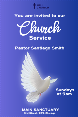 Custom Outdoor Yard Signs Multiple Sizes Church Service