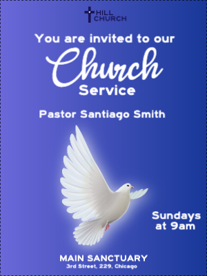Custom Outdoor Yard Signs Multiple Sizes Church Service