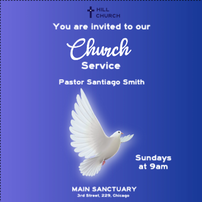Custom Outdoor Yard Signs Multiple Sizes Church Service