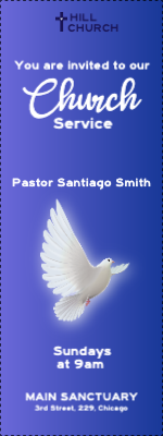 Custom Outdoor Yard Signs Multiple Sizes Church Service