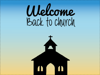 Custom Outdoor Yard Signs Multiple Sizes Welcome Back To Church