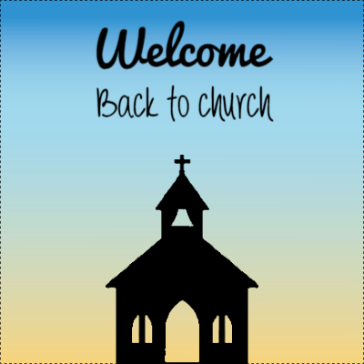 Custom Outdoor Yard Signs Multiple Sizes Welcome Back To Church