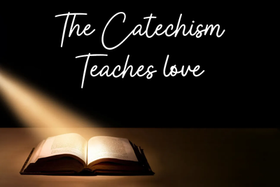 Custom Outdoor Yard Signs Multiple Sizes Catechism Teaches Love