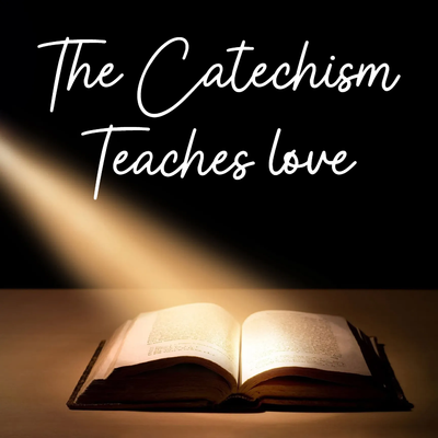 Custom Outdoor Yard Signs Multiple Sizes Catechism Teaches Love