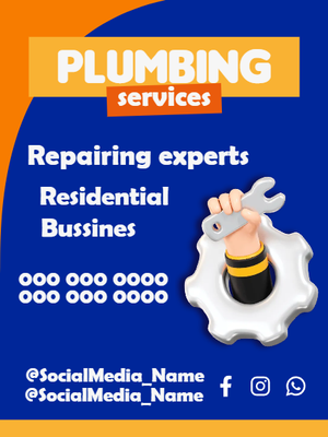Custom Car Magnets Multiple Sizes Plumbing Services
