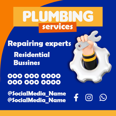 Custom Car Magnets Multiple Sizes Plumbing Services