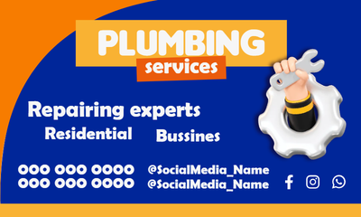Custom Car Magnets Multiple Sizes Plumbing Services