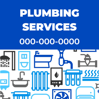 Custom Car Magnets Multiple Sizes Plumbing Services