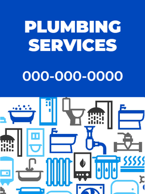 Custom Car Magnets Multiple Sizes Plumbing Services