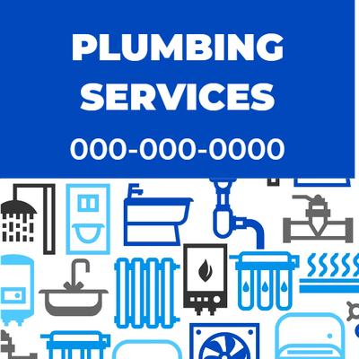 Custom Car Magnets Multiple Sizes Plumbing Services