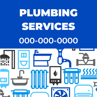 Custom Car Magnets Multiple Sizes Plumbing Services
