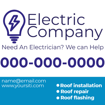 Custom Car Magnets Multiple Sizes Electric Company
