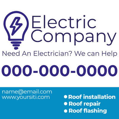 Custom Car Magnets Multiple Sizes Electric Company
