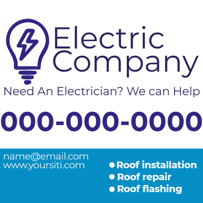 Custom Car Magnets Multiple Sizes Electric Company