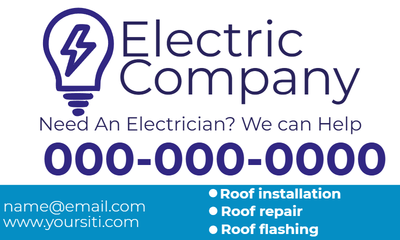 Custom Car Magnets Multiple Sizes Electric Company