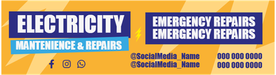 Custom Car Magnets Multiple Sizes Electricity Maintenance & Repairs