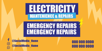 Custom Car Magnets Multiple Sizes Electricity Maintenance & Repairs