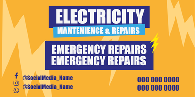 Custom Car Magnets Multiple Sizes Electricity Maintenance & Repairs