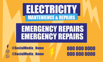 Custom Car Magnets Multiple Sizes Electricity Maintenance & Repairs