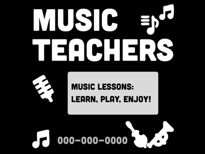 Custom Car Magnets Multiple Sizes Music Teachers 1