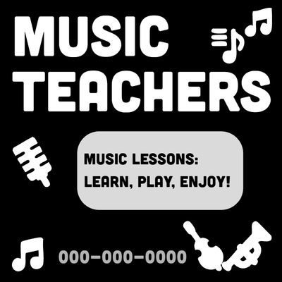Custom Car Magnets Multiple Sizes Music Teachers 1