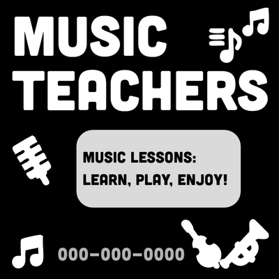 Custom Car Magnets Multiple Sizes Music Teachers 1