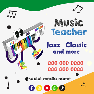 Custom Car Magnets Multiple Sizes Music Teachers 3