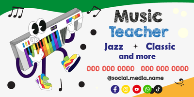 Custom Car Magnets Multiple Sizes Music Teachers 3