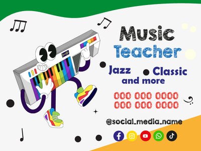 Custom Car Magnets Multiple Sizes Music Teachers 3