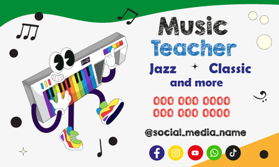 Custom Car Magnets Multiple Sizes Music Teachers 3