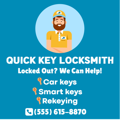 Custom Car Magnets Multiple Sizes Quick Key Locksmith