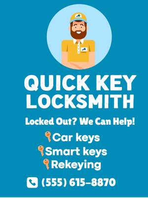 Custom Car Magnets Multiple Sizes Quick Key Locksmith