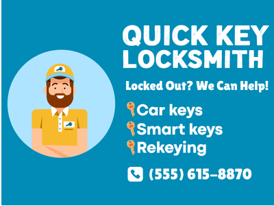Custom Car Magnets Multiple Sizes Quick Key Locksmith