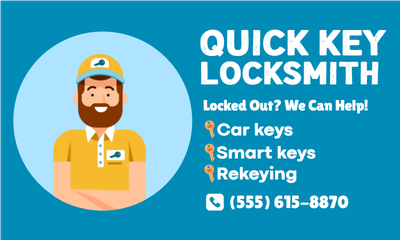 Custom Car Magnets Multiple Sizes Quick Key Locksmith