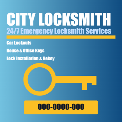 Custom Car Magnets Multiple Sizes City Locksmith