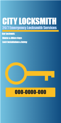 Custom Car Magnets Multiple Sizes City Locksmith
