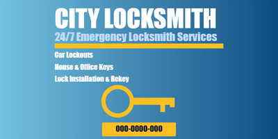 Custom Car Magnets Multiple Sizes City Locksmith