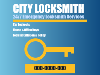 Custom Car Magnets Multiple Sizes City Locksmith