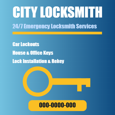 Custom Car Magnets Multiple Sizes City Locksmith